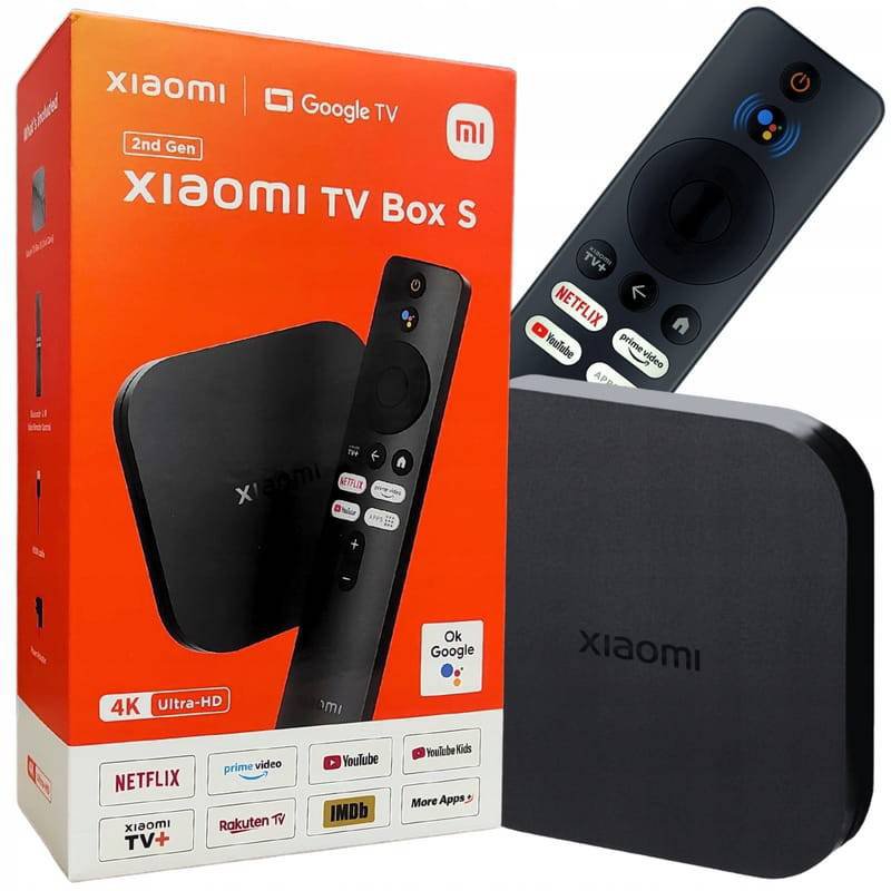 Xiaomi TV Box S (2nd Gen) – 4K Ultra-HD Streaming Media Player