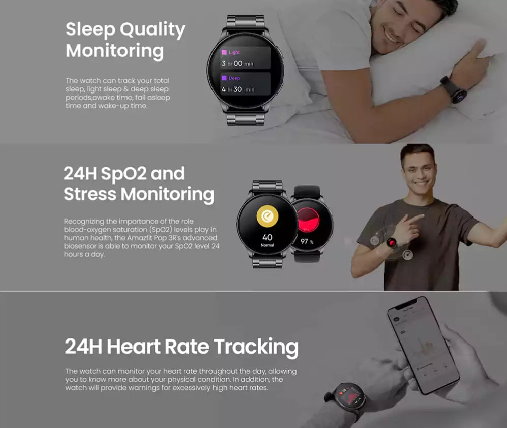 Amazfit Pop 3R Bluetooth Calling Watch