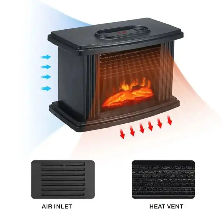 Electric Fireplace with Heat