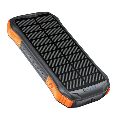 Promate SolarTank-20PDQi Power Bank - 20W 20000mAh