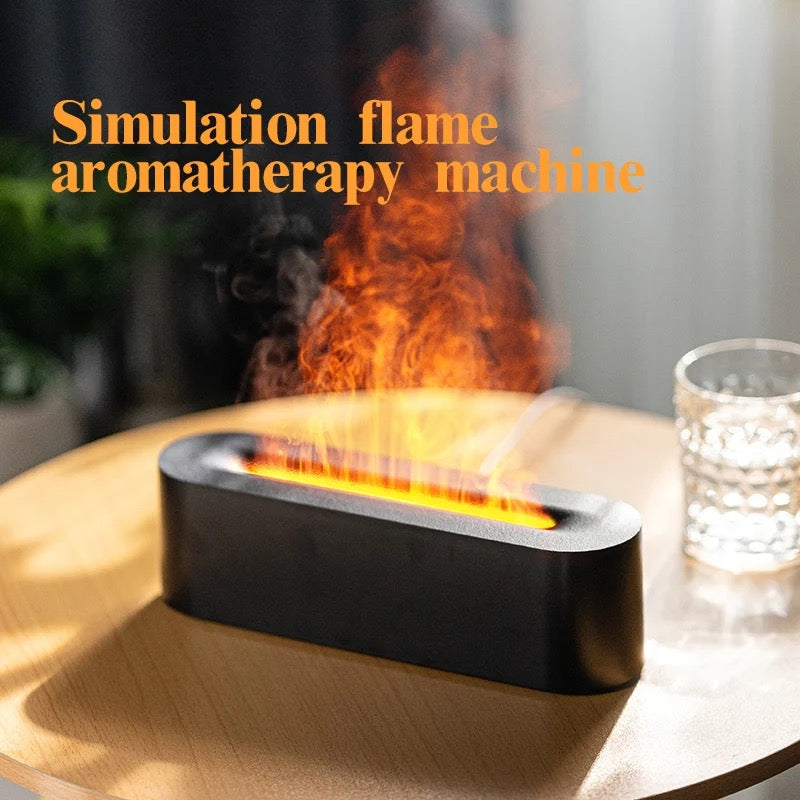 Fireplace Flame Aromatherapy Essential Oil Diffuser