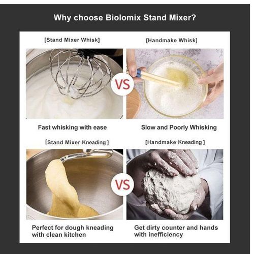 TLAC 5L Stand Mixer Dough Mixer Machine Stainless Steel Bowl Low Noise Detachable | 1200W | TL-SM 216
