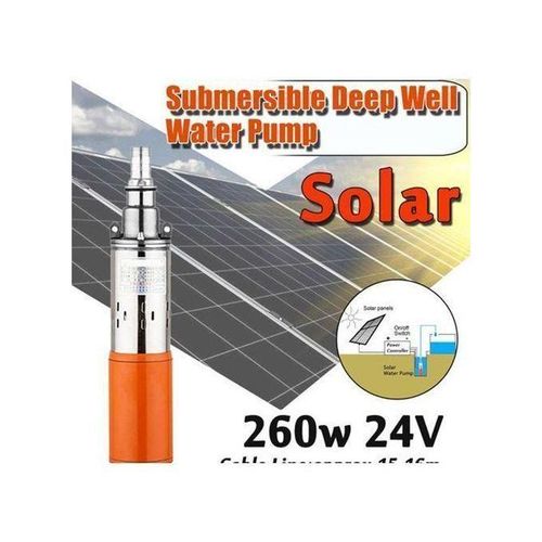 Solarmax 24V Submersible Solar Water Pump – 50M Lift, 1.5HP, 1500 L/hr + Free 250W Solar Panel