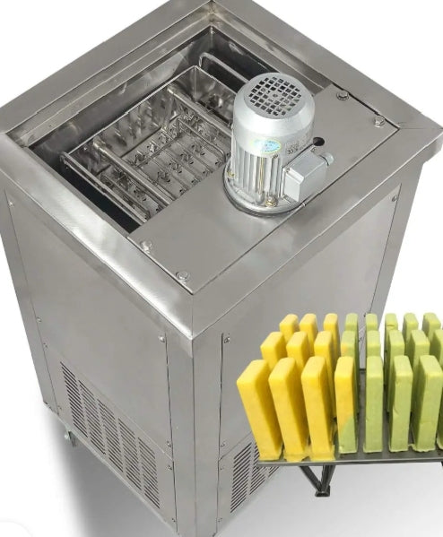 Commercial Ice Popsicle Machine – Single Mold Set (40 Popsicles per Mold)