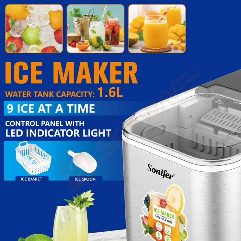Sonifer Ice Maker SF-6525 – Fast, Fresh Ice Anytime You Need It