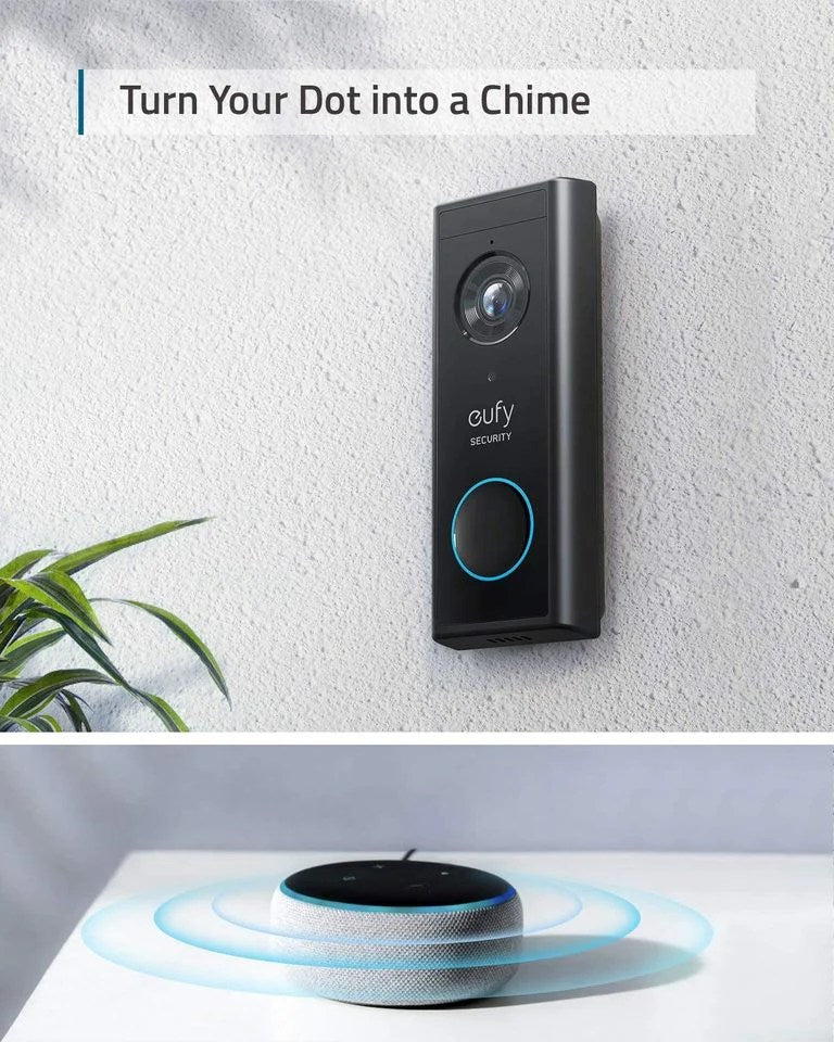 Eufy Security Video Doorbell S220 – Dual Camera 2K Smart Doorbell with Human Detection