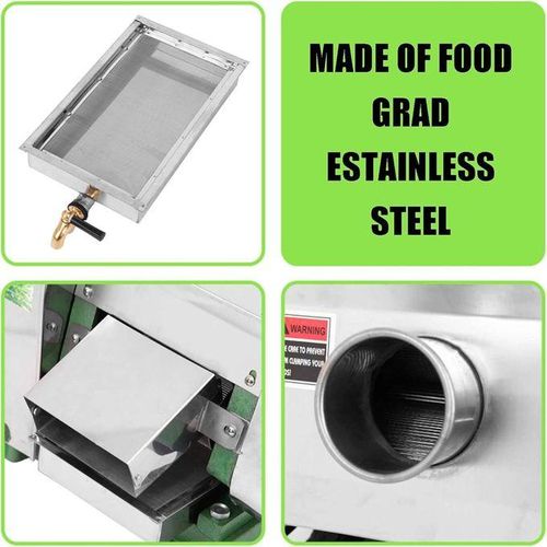 Heavy Duty Sugarcane Juice Extractor Machine Stainless Steel