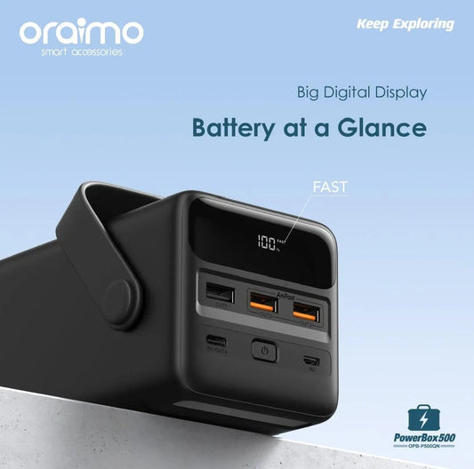 Oraimo PowerBox 500 – 50000mAh 22.5W Power Bank