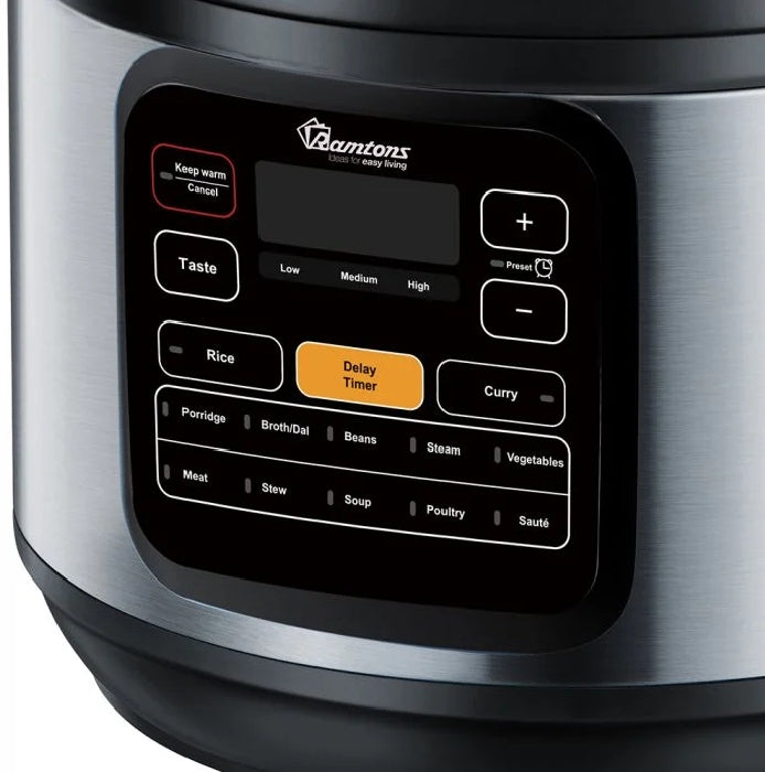Ramtons Electric Pressure Cooker RM 582 – 6L, 1100W