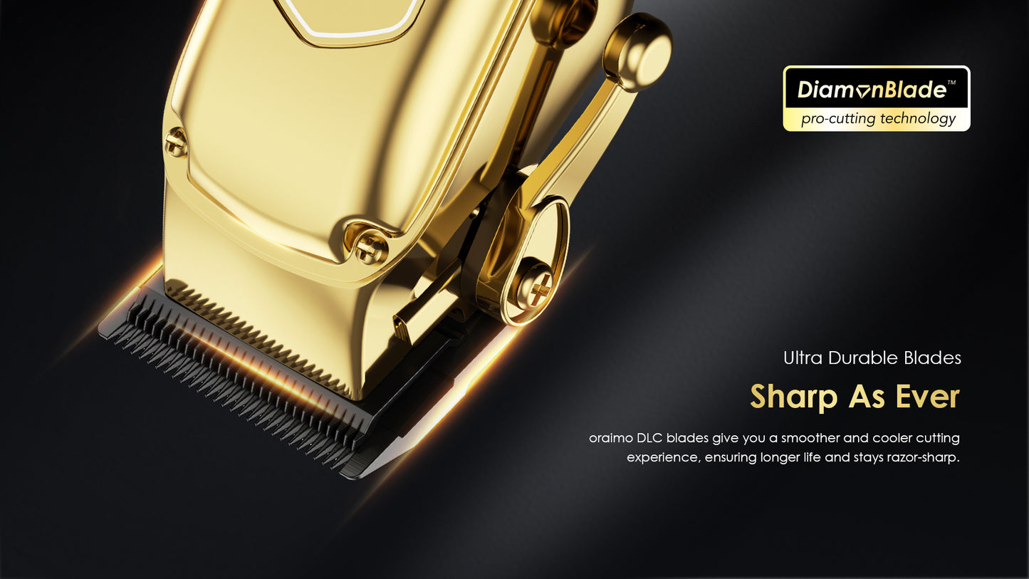 Oraimo Smart Clipper 2 Gold OPC-CL30G – Professional Cordless Hair Clipper