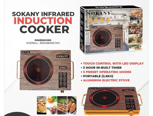 Sokany Single Plate Electric Induction Radiant Burner