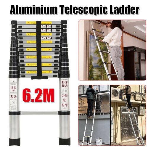 6.2M Telescopic Aluminum Extendable Ladder
