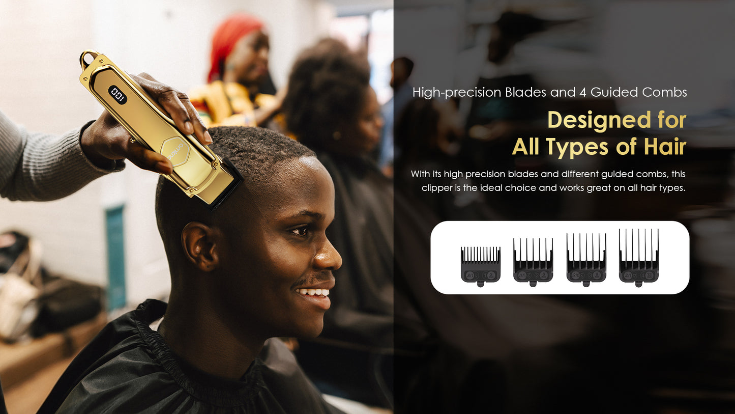 Oraimo Smart Clipper 2 Gold OPC-CL30G – Professional Cordless Hair Clipper