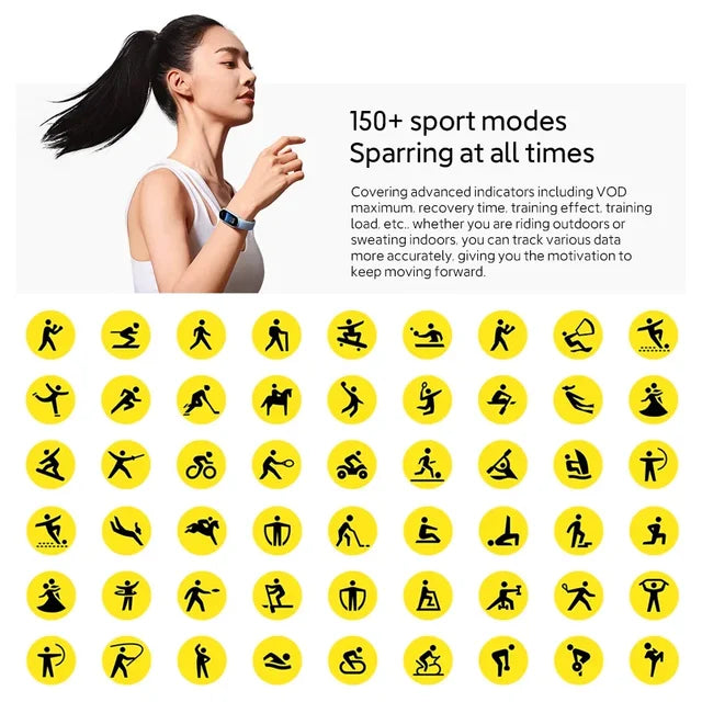 XIAOMI Smart Band 9, AMOLED Display, 21 Days Battery Life