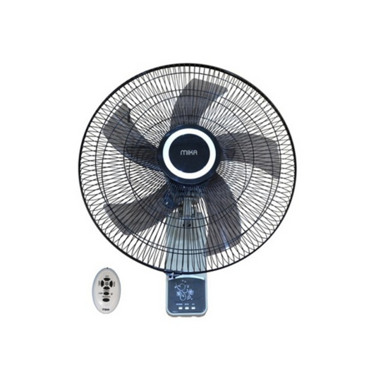 MIKA Wall Fan 18″ With Remote – Grey & Black (MFW183RGB)
