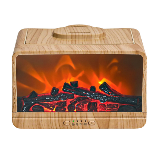 Flame Fireplace Essential Oil Cool Mist Diffuser – 300ml