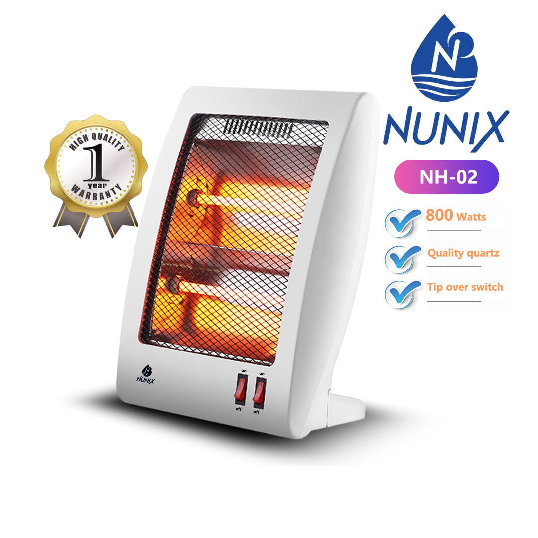 Nunix Quartz Portable Electric Room Heater with Overheat Protection