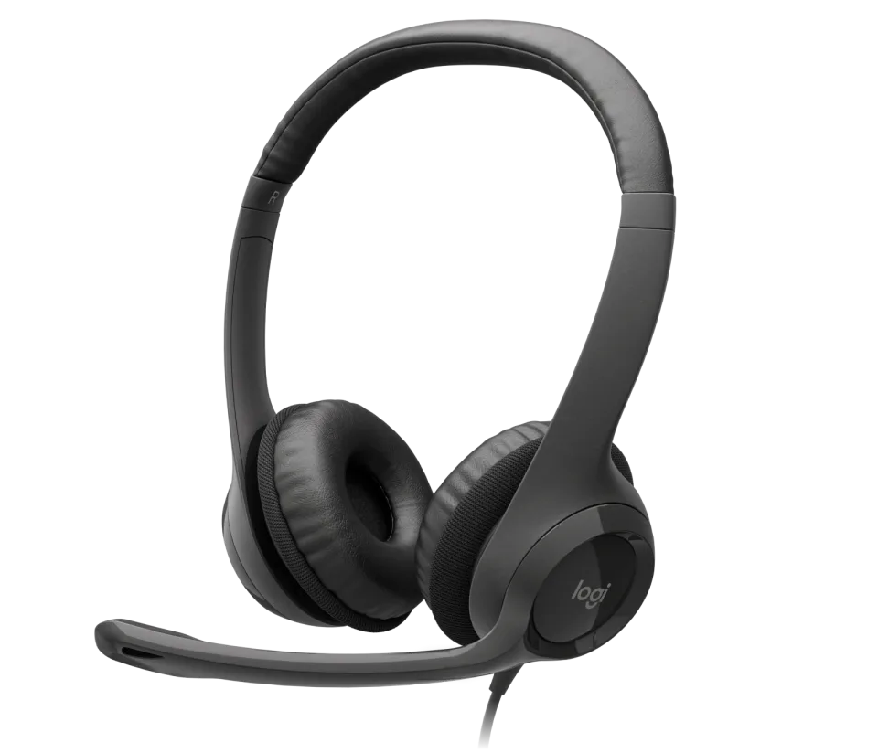 Logitech H390 Wired Headset with Noise-Cancelling Microphone