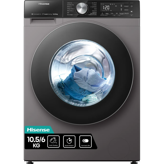 Hisense 10.5KG Wash & Dry Front Load Washing Machine – WDQY105DF1