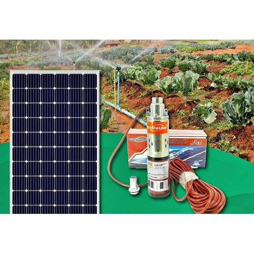 Solarmax 24V Submersible Solar Water Pump – 50M Lift, 1.5HP, 1500 L/hr + Free 250W Solar Panel