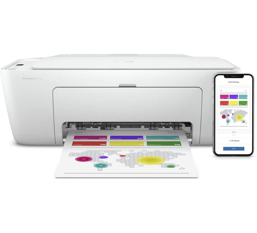 HP DeskJet 2710 Wireless All-in-One Printer