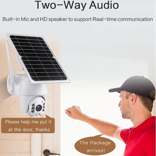 360° Solar CCTV Security Camera – PTZ WiFi & 4G SIM Smart Surveillance