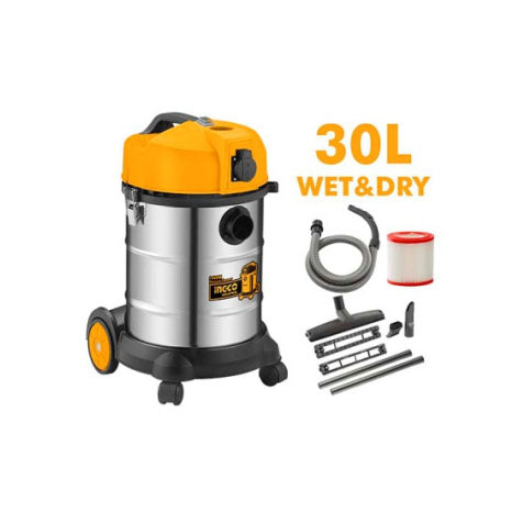 INGCO VC13301 Wet & Dry Vacuum Cleaner – 1300W