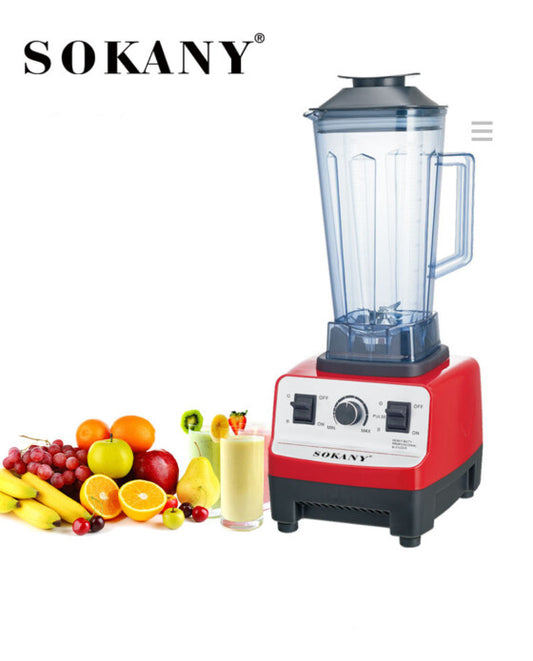 Sokany Heavy Duty Commercial Blender – 2 Litre Jar, 4500W High-Power Motor, Multipurpose with Grinder