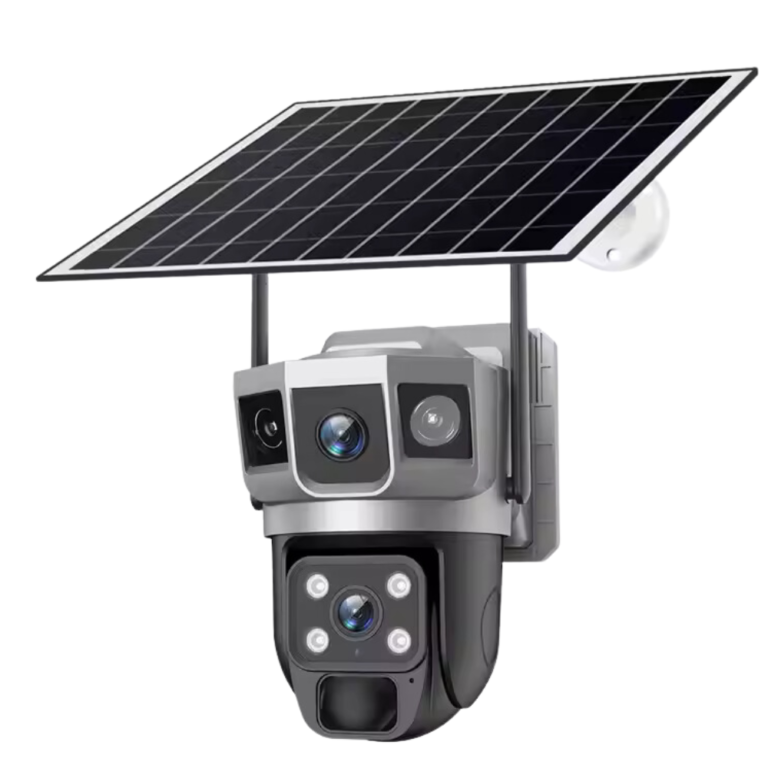 V380 Pro 4G Solar Powered PTZ Security Camera – 10X Zoom, Full HD, Motion Detection & Night Vision