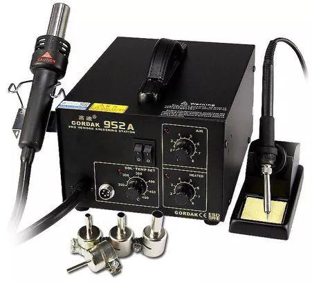 Gordak 952A SMD Hot Air Soldering Iron Rework Station Machine