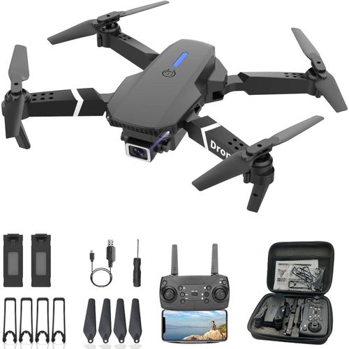 E88 Drone 4K HD Dual Camera | 1080P WiFi FPV Quadcopter with Height Hold & Gesture Control