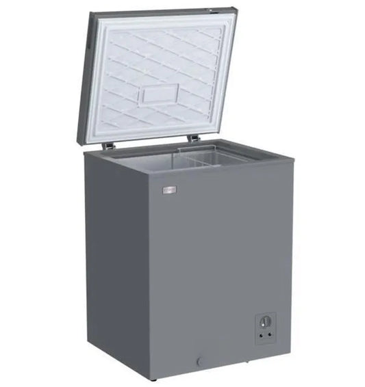 Hisense 144L Chest Freezer – FC142SH (Grey)
Efficient Cooling, Smart Design, and Long-Lasting Freshness