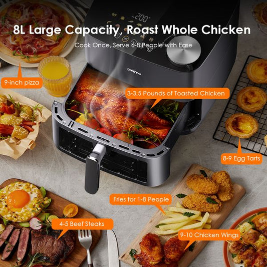 Oraimo NutriFry Max 8L 2000W Air Fryer – OAF-501A