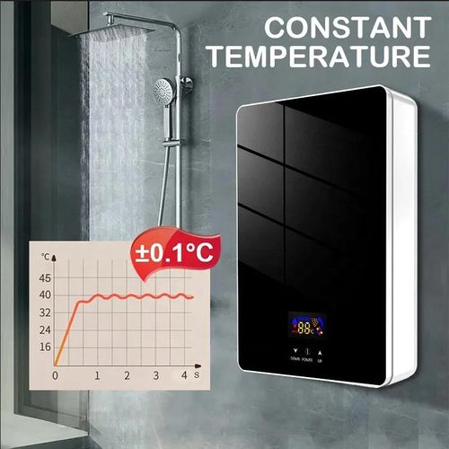 Anlabeier Instant Shower Water Heater + Hand Shower – For Extremely Salty and Fresh Water