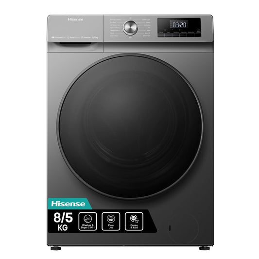 Hisense 8KG Front Load Wash and Dry Washing Machine – WD3Q8043BT