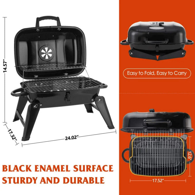 Portable Charcoal BBQ Grill