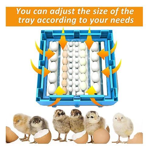 128-Egg Intelligent Automatic Egg Incubator (AC/DC/Solar Compatible)