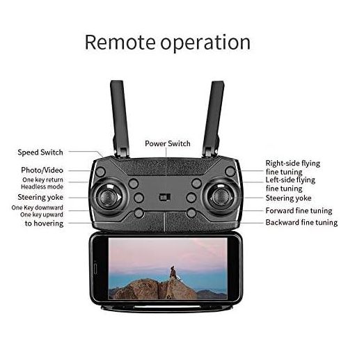 E88 Drone 4K HD Dual Camera | 1080P WiFi FPV Quadcopter with Height Hold & Gesture Control