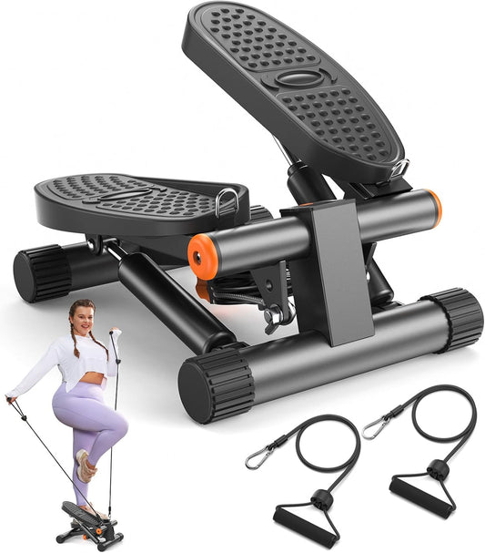 Mini Stepper with Resistance Bands – Compact, Effective & Full-Body Workout