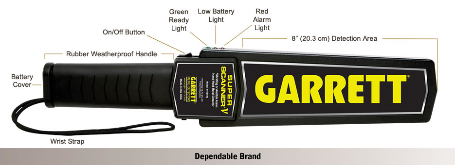 Garrett Hand held metal detector