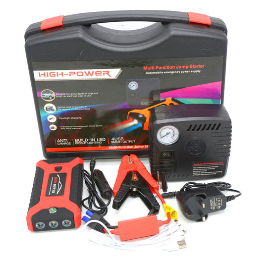 Car Jump Starter Kit with Air Compressor