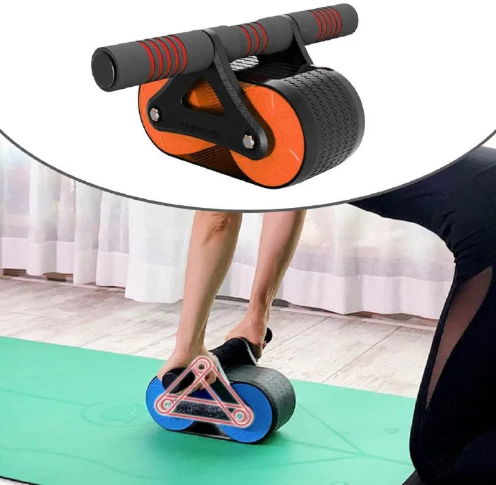Fitness Ab Roller Coaster Wheel Automatic With Rebound Belly Wheel