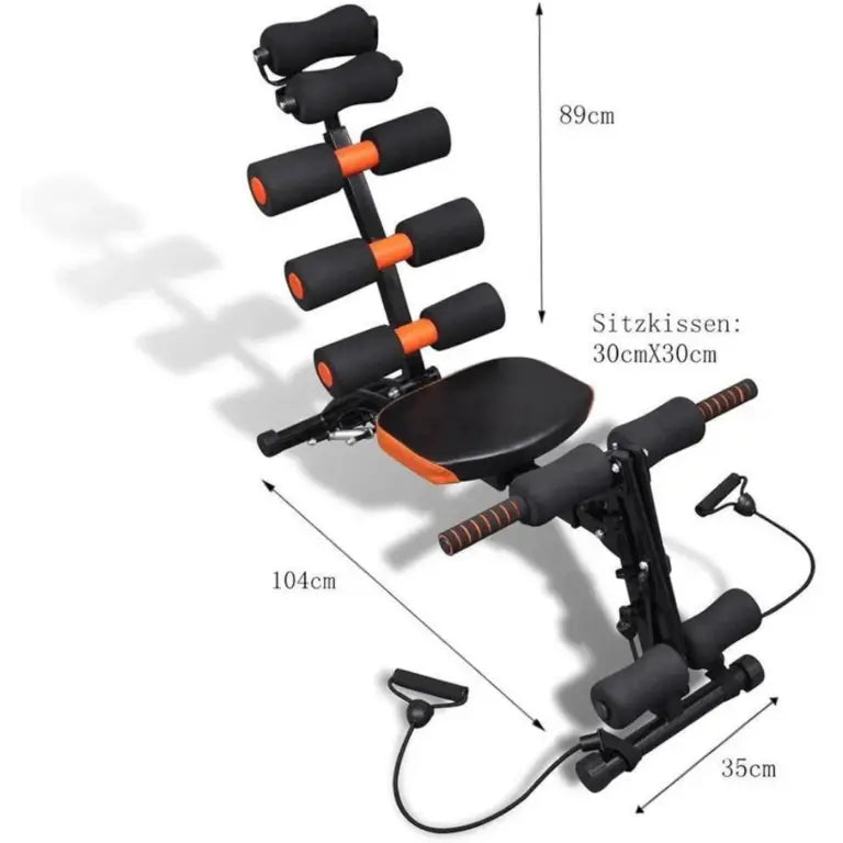 Six Pack ABS Care Machine with Pedals – 22-in-1