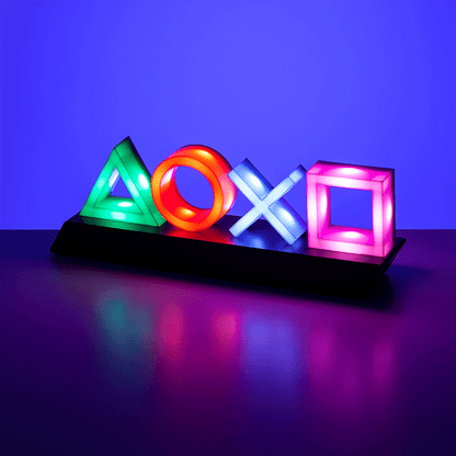 Play Station icons light