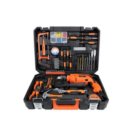 Dera 117-Piece Complete Toolkit with 750W Impact Drill