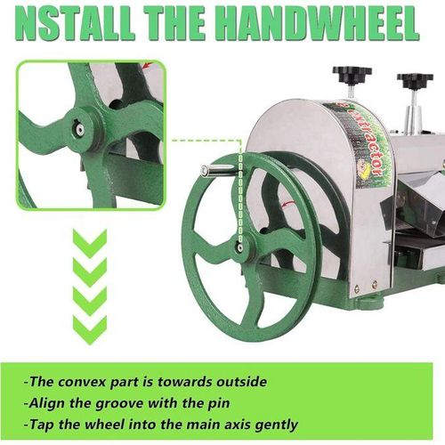 Heavy Duty Sugarcane Juice Extractor Machine Stainless Steel