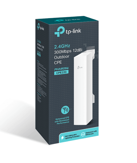 TP-Link TL-CPE220 – 2.4GHz 300Mbps 12dBi Outdoor Wireless CPE